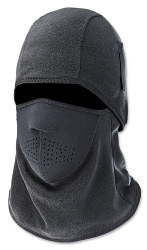 Ergodyne  N-Ferno® 6827 Fleece/Neoprene Balaclava, 2-Piece, Black