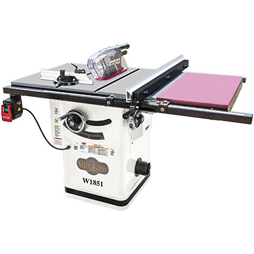 Shop Fox W1851 Hybrid Cabinet Table Saw with Extension Table