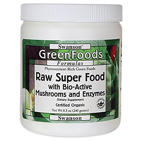 Swanson Certified Organic Raw Super Food 8.5 oz (240 grams) Pwdr
