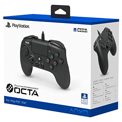 HORI PlayStation 5 Fighting Commander OCTA - Tournament Grade Fightpad for PS5, PS4, PC - Officially Licensed by Sony