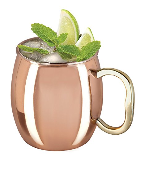 Klikel Moscow Mule Mug With Solid Copper Finish (20oz)