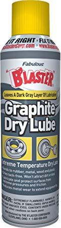 B'laster 8-GS-12PK Industrial Graphite Dry Lubricant - 5.5-Ounces - Case of 12