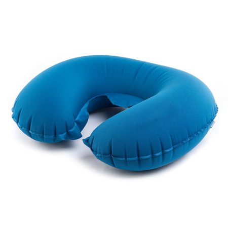 Neck Pillow - GikPal Air-Core Neck Pillow - Premium Ergonomic Neck Support Pillow -Ultralight U-Shaped Travel Pillow , Airplane Rest Pillow - Designed for Airline, Bus, Car, Train - Dark Blue