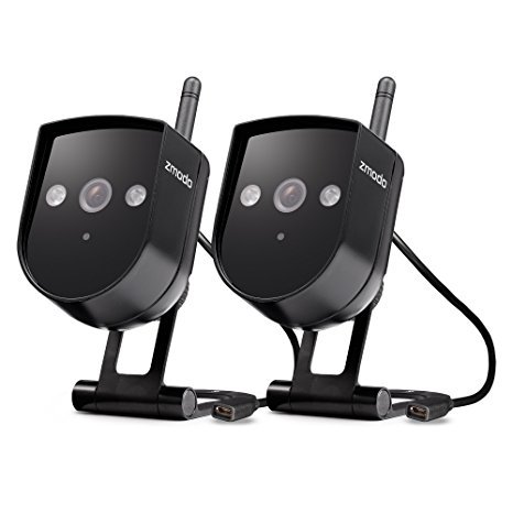 Zmodo Replay 720P HD Wireless Surveillance IP/Network Security Camera Outdoor/Indoor 2-Pack