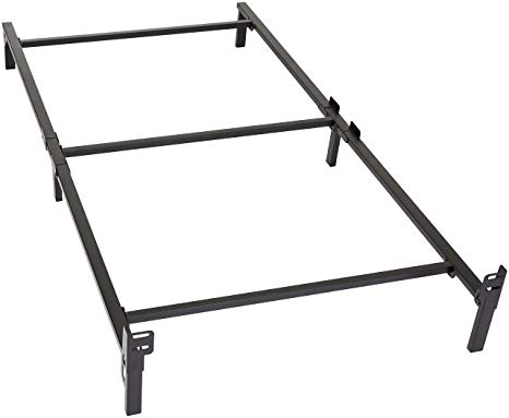 Amazon Basics 6-Leg Support Bed Frame - Strong Support for Box Spring and Mattress Set - Twin