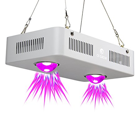 300W COB LED Grow Lights Full Spectrum - CF Grow - Indoor LED Plant Growing Lamp Panel for Seedings Veg and Flower - White