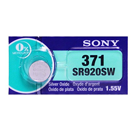 Sony 371 SR921SW Single Silver Oxide Battery