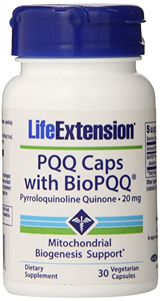 Life Extension PQQ Caps with BioPQQ 20 mg Veg Caps