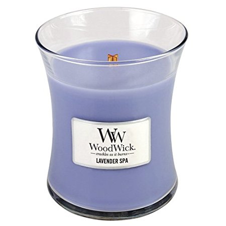 Woodwick Candle, Medium, Lavender Spa