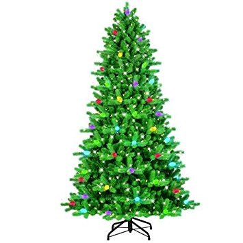 7.5 Ft ITwinkle Christmas Tree 75 Multi Color Changing LED Create Light Show