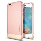 iPhone 6s Case Spigen Style Armor Safe Slide Rose Gold SOFT-Interior Scratch Protection Metallic Finished Dual Layer Case for iPhone 6s 2015 - Rose Gold SGP11724