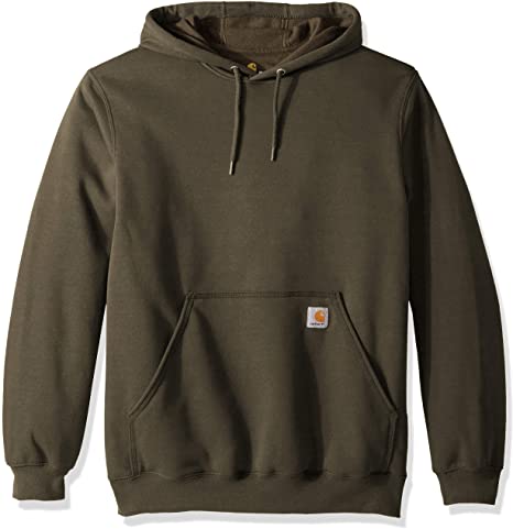 Carhartt Mens Midweight Original Fit Hooded Pullover Sweatshirt K121 Hooded Sweatshirt