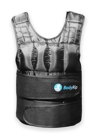 BodyRip Comfort Padded Deluxe 2.0 Weight Vest 5kg 10kg 15kg 25kg 30kg