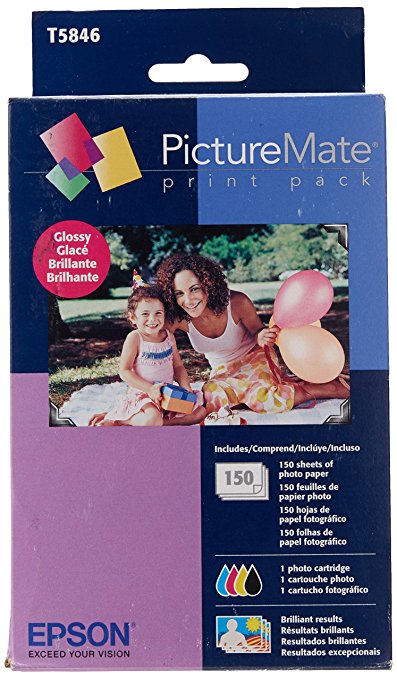 Epson T5846 PictureMate Print Pack - Glossy