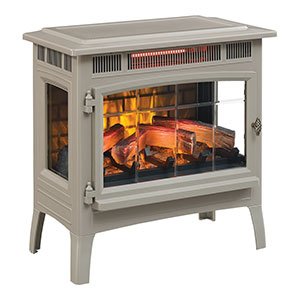 Duraflame 3D Infrared Electric Fireplace Stove with Remote Control - DFI-5010 (French Grey)