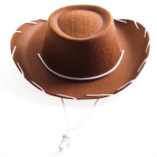 Children's Brown Felt Cowboy Hat by Century Novelty