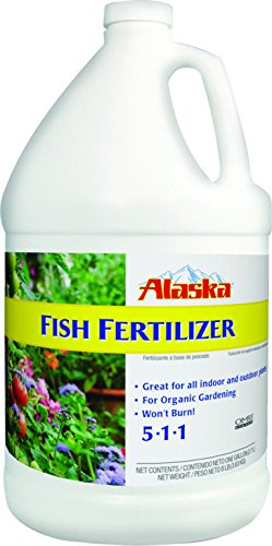 Alaska Fish Emulsion Fertilizer 5-1-1 Concentrate 1 Gallon