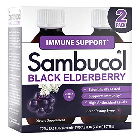 Sambucol Black Elderberry Syrup, 7.8 oz ( Multi-Pack) by Sambucol