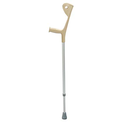 Drive Medical Euro Style Light Weight Forearm Crutch, Silver, Adult