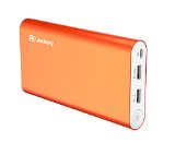 Jackery Titan Premium Travel Charger 18000mAh - Portable Charger and External Battery Pack with 34A dual USB ports for iPhone 6s 6s Plus iPad Pro Air Mini Galaxy S6 S5 and Other Smart Devices Orange