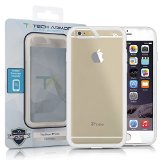 iPhone 6S Plus Case Tech Armor Apple iPhone 6 Plus 55 inch ONLY - FlexProtect Air Frosted ClearClear Fingerprint Resistant  Scratch Resistant  Lifetime Warranty