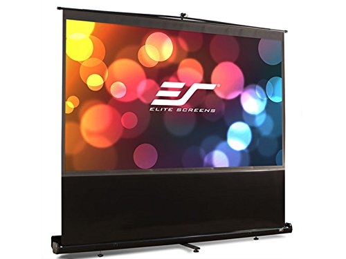 Elite Screens ezCinema Series, 84-inch 16:9, Portable Floor Pull Up Projection Screen, Model: F84NWH