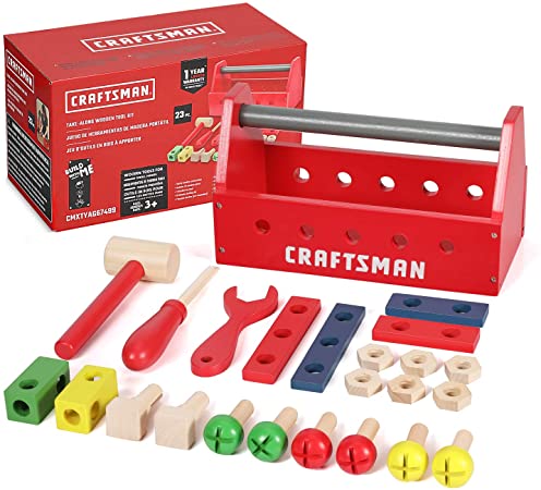 Craftsman 23pcs Take-Along Wooden Tool Kit