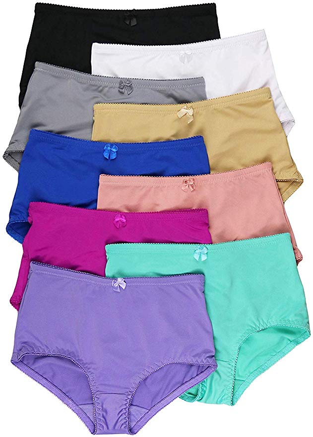 ToBeInStyle Women's Pack of 6 High-Rise Girdle Panties