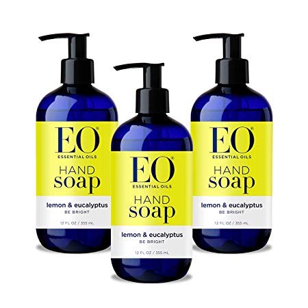 EO Hand Soap, Lemon Eucalyptus, 12 Ounce, 3 Count