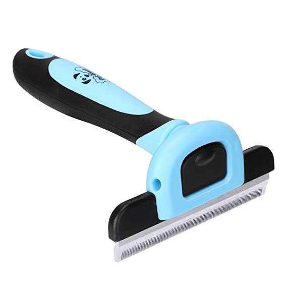 Pet Grooming Brush Effectively Reduces Shedding by up to 95% Professional Deshedding Tool for Dogs and Cats