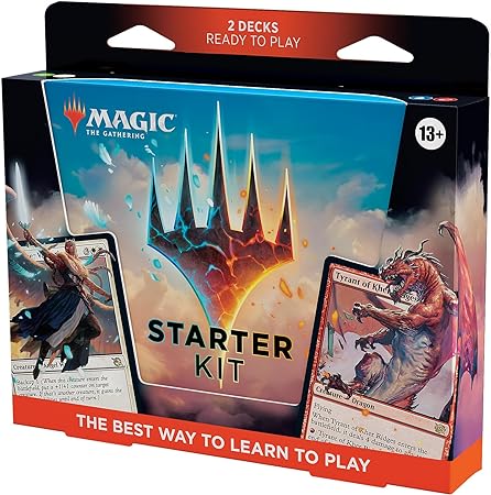 Magic The Gathering 2023 Starter Kit - Learn to Play with 2 Ready-to-Play Decks   2 Codes to Play Online (2-Player Fantasy Card Game)