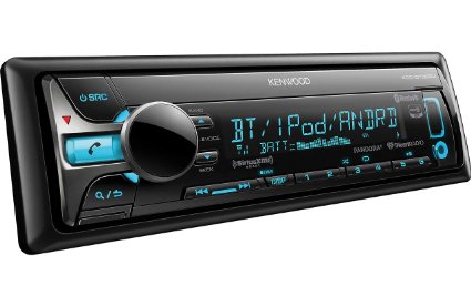 kenwood KDCBT565U CD Single DIN In-Dash Bluetooth Car Stereo Receiver