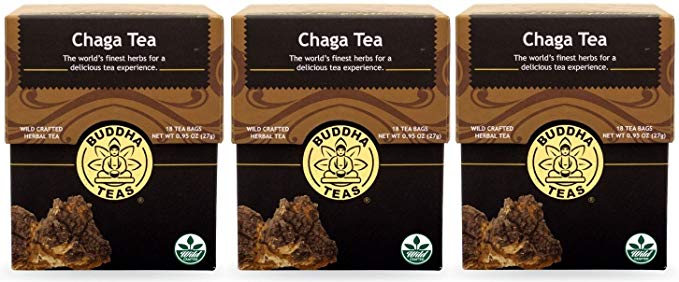 Chaga Tea - Organic Herbs (3 Packages(54 Tea Bags Total))