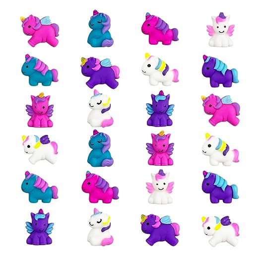 ANAB GI Unicorn Kawaii Squishies Stress Relief Toys for Kids Boys Girls (Set of 5)
