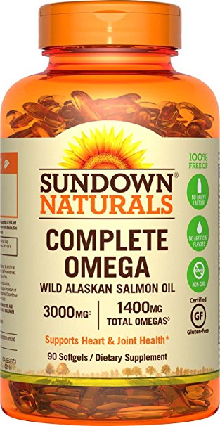 Sundown Naturals Complete Omega 1400 mg, 90 Softgels