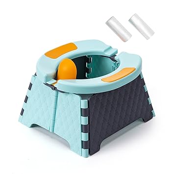 Toddler Portable,Portable Potty Training Toilet for Toddler Kids,Potty Training,Seat for Kids Baby Foldable Toilet,Easy to Use, Apply to Seat Emergency Toilet for Car, Camping, Outdoor, Indoor