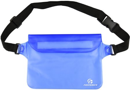 Freegrace® Premium Waterproof Pouch with Waist/shoulder Strap -Protect Your Valuable Items Safe, Dry and Clean from Water Submersion