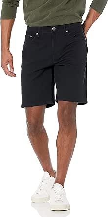 Amazon Essentials Men's Straight-fit 9" Inseam Stretch 5-Pocket Short