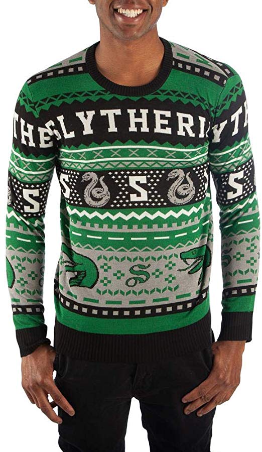 Slytherin Sweater Harry Potter Sweater Slytherin Apparel Hogwarts Sweater