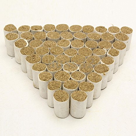 54 PCS/lot Bee Hive Smoker Solid Fuel Beekeeping Tool Chinese Medicinal Herb Smoke Honey Produce Bee-specific Smoke Bombs, Single Size:18mm x30mm