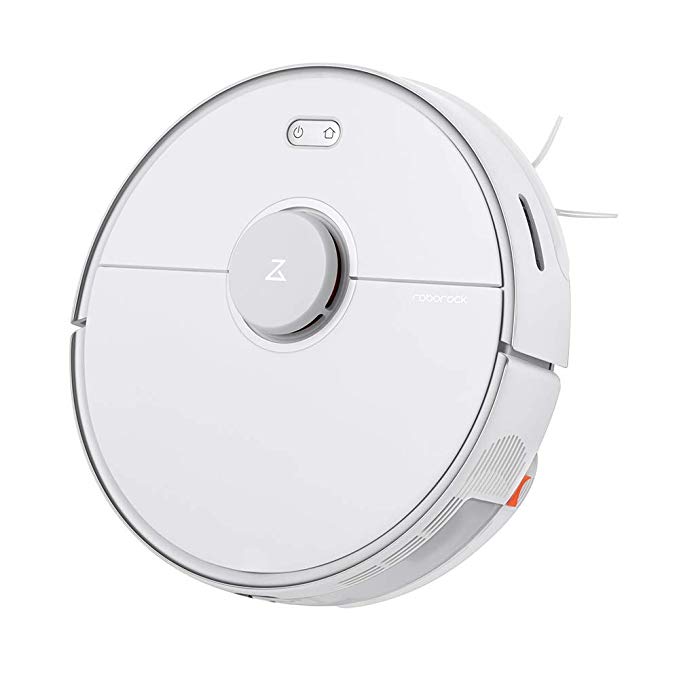 Roborock S5 MAX Robot Vacuum and Mop, Robotic Vacuum Cleaner with E-Tank, No-mop Zones, Lidar Navigation, Selective Room Cleaning, Super Powerful Suction