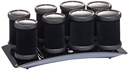 T3 Micro Voluminous Hot Rollers Luxe Hair Roller, Black, 51.2 oz.