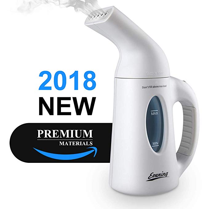 Evening Portable Steamer 120ML Travel Steamer Clothes Handheld Steamer Home/Travel Use Clean, Sterilize Hand Held Garment Steamer Soft Fabric Steamer Automatic Shut-Off Safety Protection