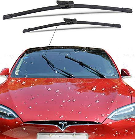 WJM Windshield Wiper Blades for Tesla Model S All-Season Original Equipment Replacement Wiper Blades (Set of 2)