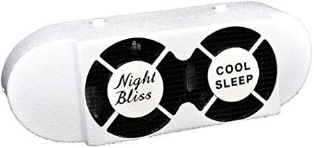 Cool Sleep 3 Menopause Hot Flash Bed Fan Instant Hot Sleep Relief from Excess Body Heat by Night Bliss Under Blanket Wind Tunnel (Cool Sleep 2)