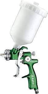 Astro EUROHV107 EuroPro Forged HVLP Spray Gun with 1.7mm Nozzle and Plastic Cup