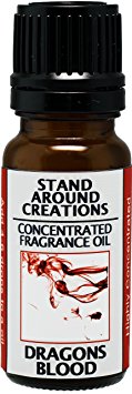 Concentrated Fragrance Oil - Dragon's Blood - A potent earthy scent w/ cedarwood, orange and patchouli essential oils w/ sweet and spicy notes. Made with natural essential oils.(.33 fl.oz.)
