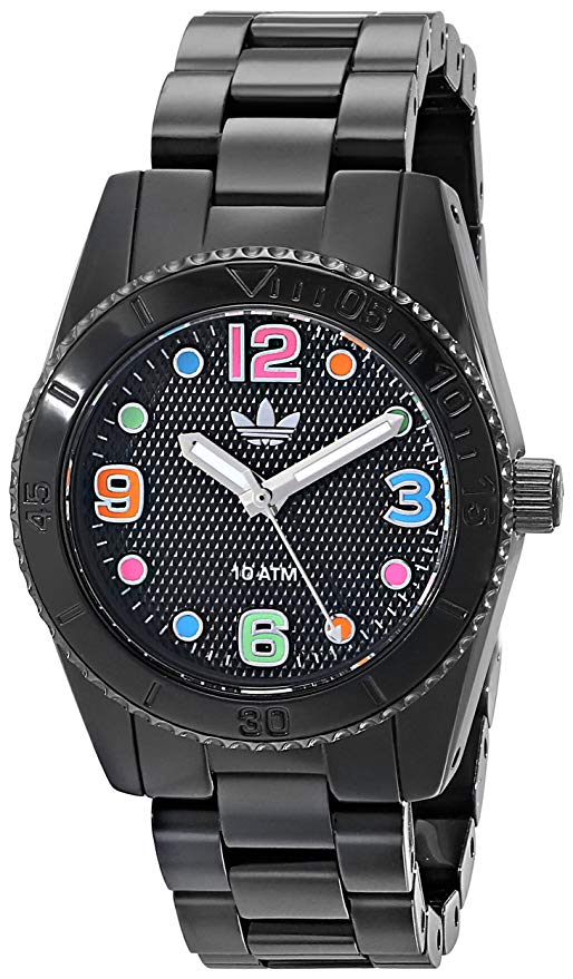 adidas Unisex ADH2943 Brisbane Analog Display Analog Quartz Black Watch