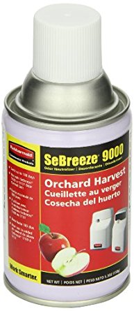 Rubbermaid Commercial FG5145000000 SeBreeze 9000 Aerosol Canister Refill for SeBreeze Odor Control Dispensers, Orchard Harvest