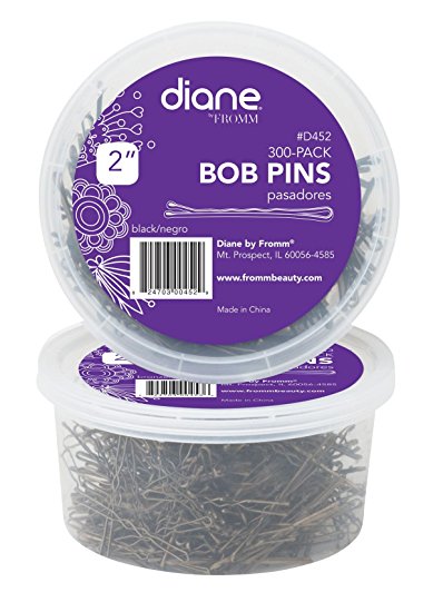 Diane Bobby Pins, Black, 2", 300 Count